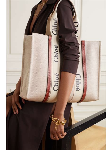 chloe woody tote 21